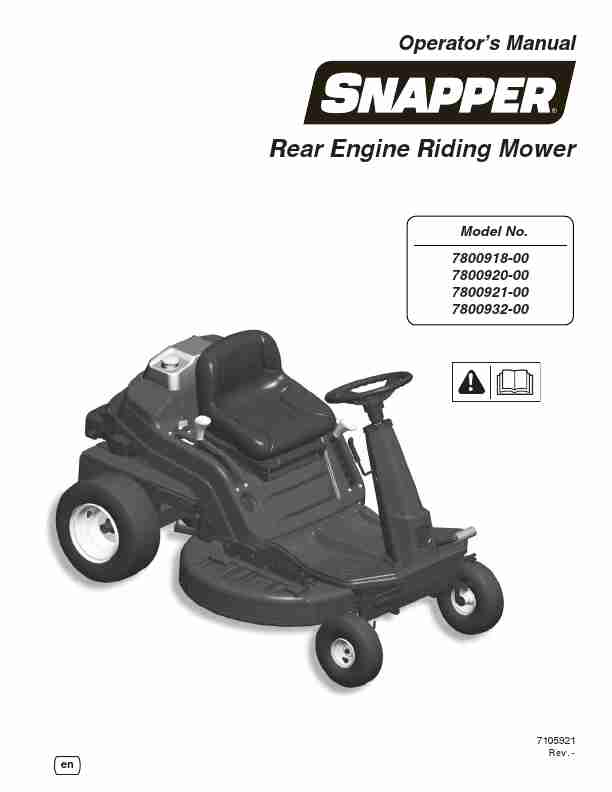 Snapper Lawn Mower 7800918-00-page_pdf